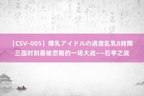 【CSV-005】爆乳アイドルの過激乱乳8時間 三国时刻最被忽略的一场大战——石亭之战