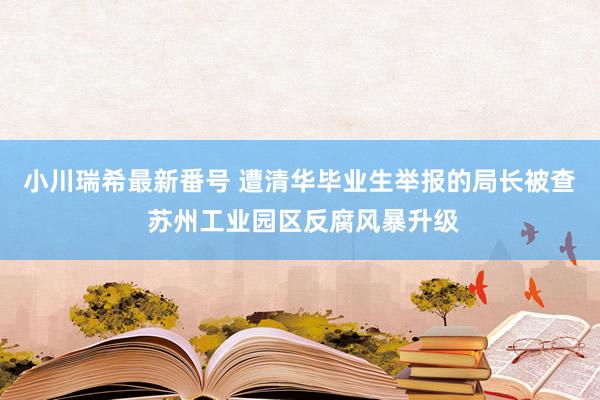 小川瑞希最新番号 遭清华毕业生举报的局长被查 苏州工业园区反腐风暴升级