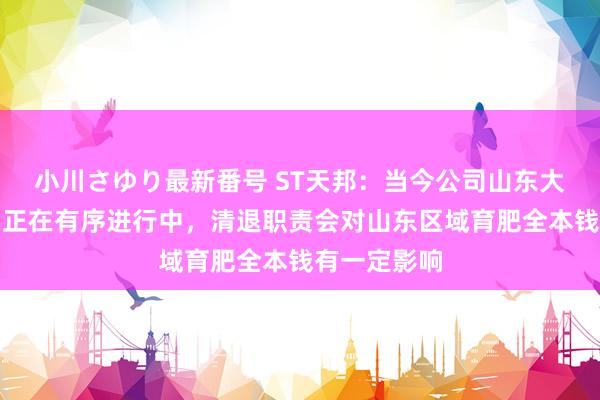 小川さゆり最新番号 ST天邦：当今公司山东大区产能挪动正在有序进行中，清退职责会对山东区域育肥全本钱有一定影响