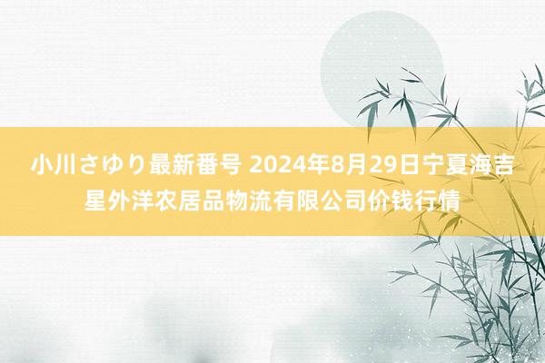 小川さゆり最新番号 2024年8月29日宁夏海吉星外洋农居品物流有限公司价钱行情